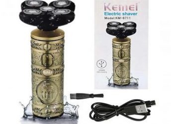 Kemei KM-6711 Ξυριστική Μηχανή Προσώπου Επαναφορτιζόμενη 4D-ΤΙΜΗ e-shop 22,90 €..!!!
