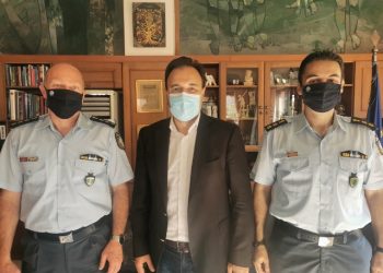 Στον Δήμαρχο Τρικκαίων ο νέος Αστυνομικός Διευθυντής Τρικάλων