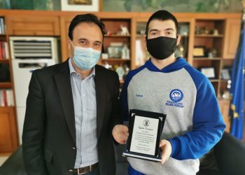 Επιβράβευση παγκόσμιας κλάσης τρικαλινού αθλητή από τον Δήμαρχο Τρικκαίων
