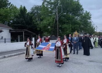 Με αναστάσιμη χαρά o Πανηγυρικός Εσπερινός επι τη εορτή και ανακομιδή των ιερών Λειψάνων του Αγίου Αθανασίου Πατριάρχου Αλεξανδρείας, στο Μεγαλοχώρι
