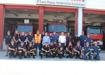 Βούλγαροι πυροσβέστες με τέσσερα οχήματα στη Λάρισα για την αντιμετώπιση των πυρκαγιών