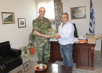 Στον Δήμαρχο Πύλης ο διοικητής της ΣΜΥ