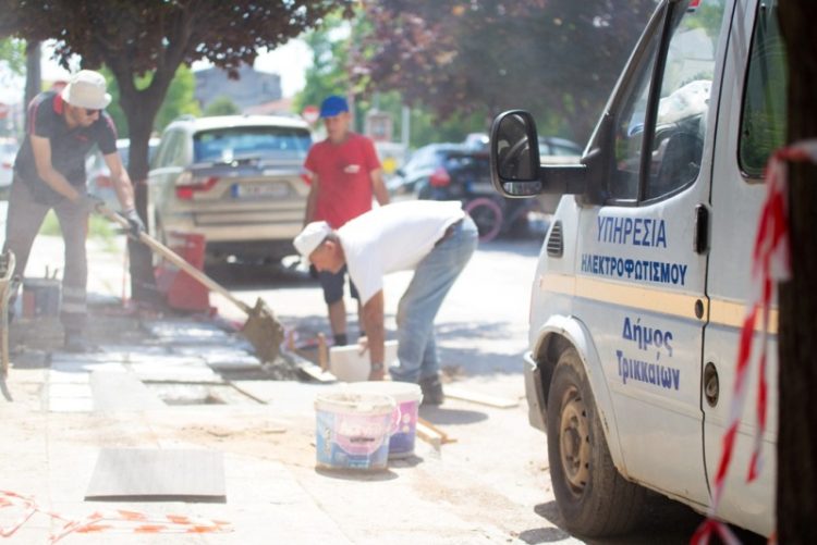 Νέες παρεμβάσεις σε σημεία της πόλης ο Δ. Τρικκαίων