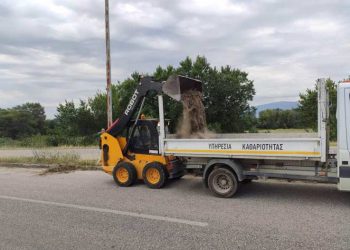 Καθαρισμός του νότιου περιφερειακού από τον Δήμο Τρικκαίων