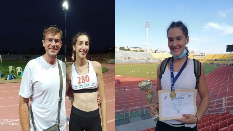 Χρυσά Μητσιούλη και Γωγούλη του ΖΕΥΣ στο Πανελλήνιο Κ20