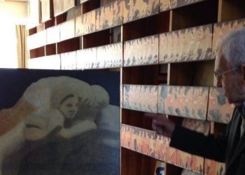 90χρονος αυτοδίδακτος Τρικαλινός ζωγράφος φιλοτέχνησε σκηνή, σκηνή τη Ζωφόρο του Παρθενώνα-Θα εκθέσει τα έργα του το φθινόπωρο