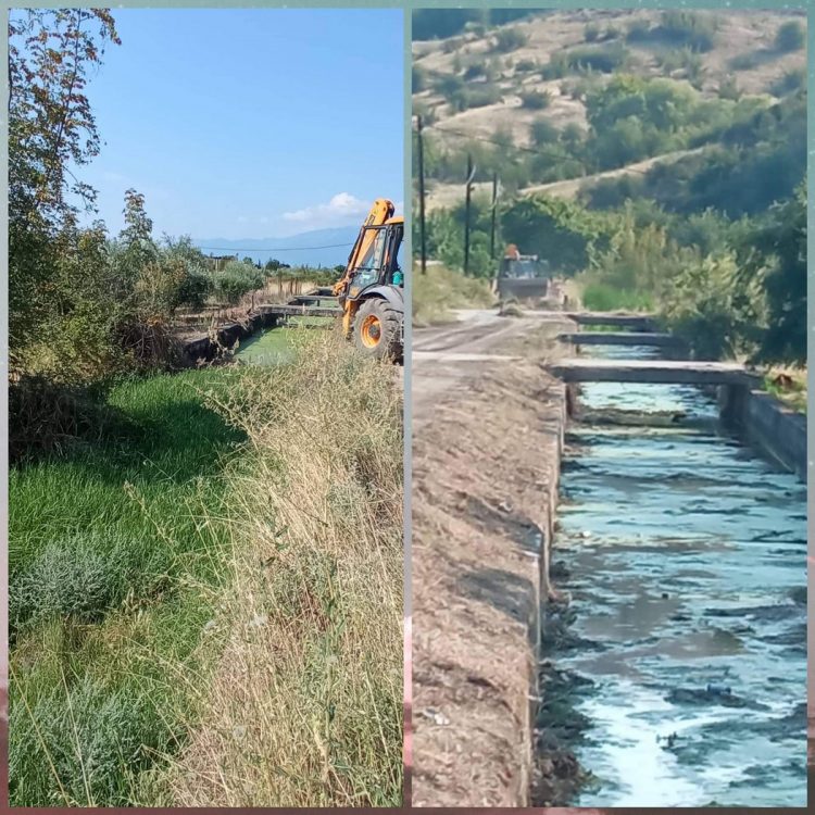 Εργασίες αποκατάστασης και συντήρησης αγροτικών δρόμων στην κοινότητα Βασιλικής