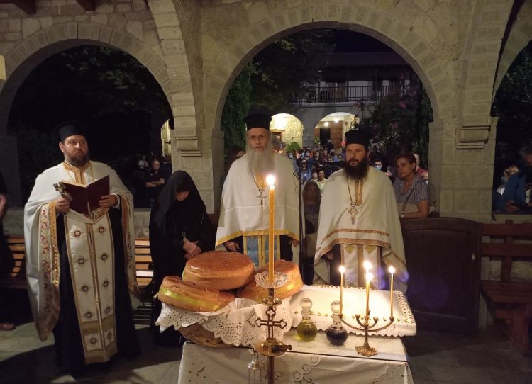 Με Βυζαντινή μεγαλοπρέπεια πανηγύρισε η Ιερά Μονή Κοιμήσεως της Θεοτόκου Γκούρας