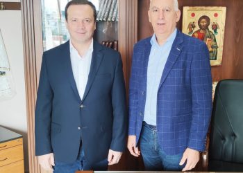 Επίσκεψη του Βουλευτή Αθ. Λιούτα στη διεύθυνση ΠΕ Τρικάλων