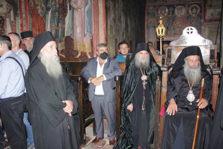 Tελέστηκε μέγας Εσπερινός στον ΙΝ Αγίου Βησσαρίωνα