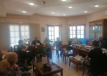 Συνάντηση του Δημάρχου Μετεώρων με φορείς της Τ.Κ Βασιλικής