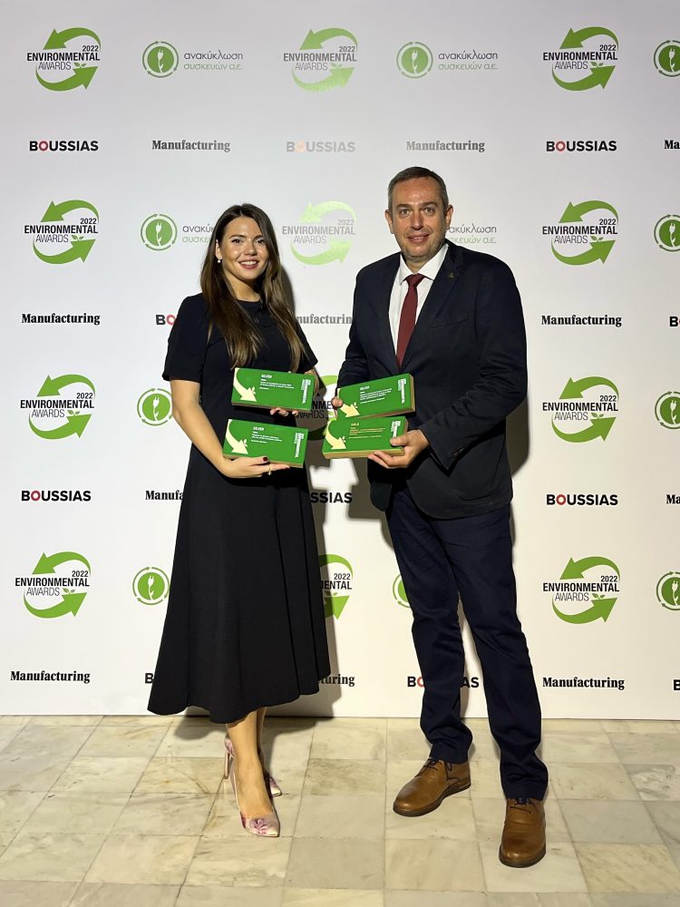 Τέσσερα βραβεία απέσπασε ο όμιλος TEDRA στα Environmental Awards 2022
