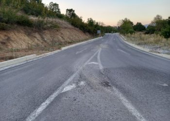 Ολοκληρώνονται οι εργασίες αποκατάστασης στο νέο δρόμο του κυκλικού κόμβου Διαλεχτού Τρικάλων