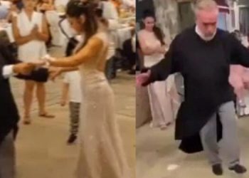 Ένας υπέροχος ιερέας: Xόρεψε σούστα με τη νύφη, χόρεψε και ζεϊμπέκικο και καταχειροκροτήθηκε