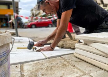 Νέα έργα – παρεμβάσεις για πεζούς στα Τρίκαλα