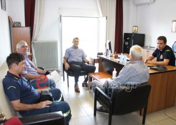 Επίσκεψη κλιμακίου του ΚΚΕ στους  Πυροσβεστικούς Σταθμούς Τρικάλων και Καλαμπάκας
