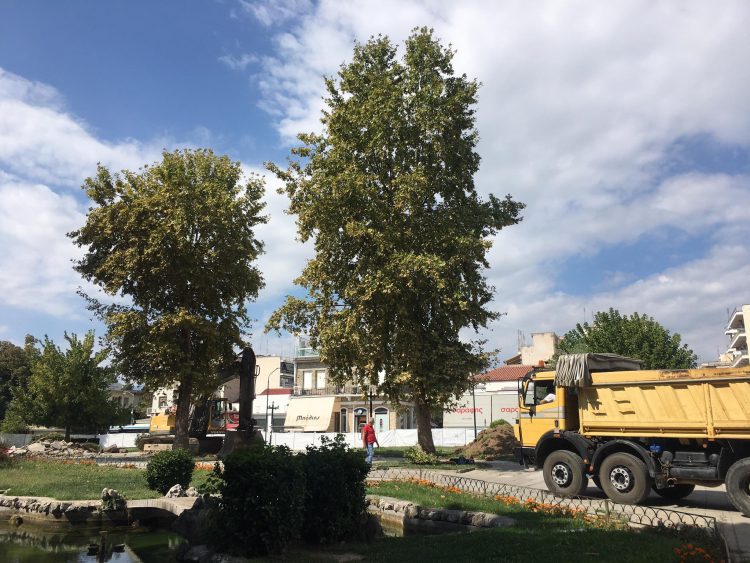 Ανθρώπινα οστά έφεραν στο φως οι εργασίες ανάπλασης της Κεντρικής Πλατείας