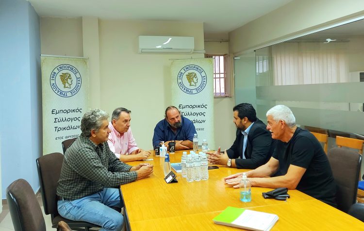 Τον εμπορικό σύλλογο Τρικάλων επισκέφθηκε ο Δήμαρχος Ύψωνα Λεμεσού