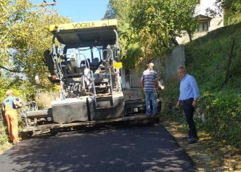 Ασφαλτόστρωση του δρόμου Καλαμπάκα -Ματονέρι