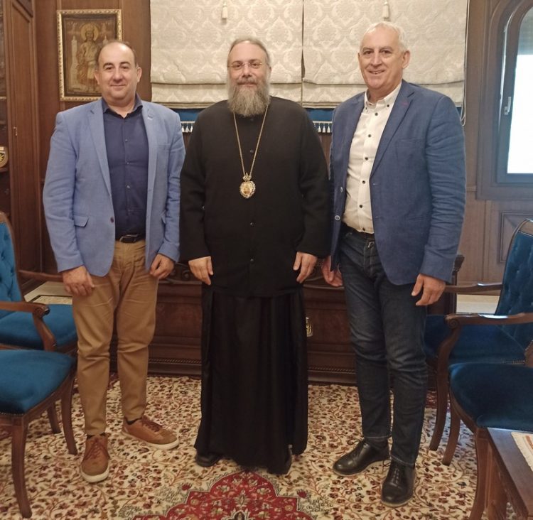 Επίσκεψη των διευθυντών ΠΕ και ΔΕ στον Μητροπολίτη