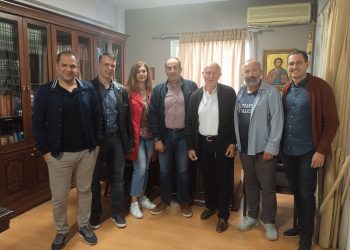 Συνάντηση μελών της Ε.Ε.Δ.Ι.Β.Ε. με τον διευθυντή της ΔΕ Τρικάλων