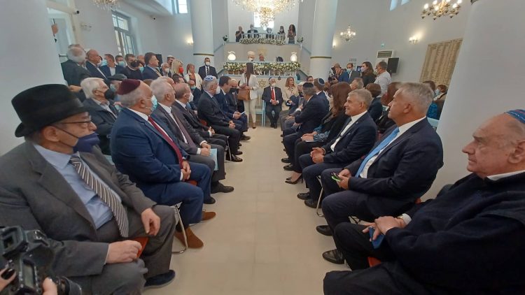 Παγκόσμια συνάθροιση για τα εγκαίνια της ανακαινισμένης εβραϊκής συναγωγής στα Τρίκαλα-Παρόντες Βορίδης και Σκρέκας