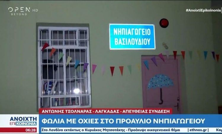 Λαγκαδάς: Φωλιά με οχιές μέσα σε νηπιαγωγείο