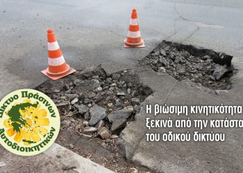 Κούφια λόγια η βιώσιμη κινητικότητα: Το αποδεικνύει η κατάσταση του οδικού δικτύου