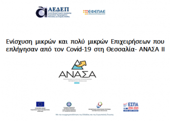 Ηλεκτρονική υποβολή αιτημάτων πληρωμής από το πρόγραμμα ΑΝΑΣΑ ΙΙ