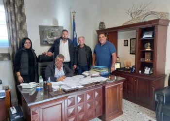 Νέες συμβάσεις εκτέλεσης έργων υπέγραψε ο Δήμαρχος Πύλης