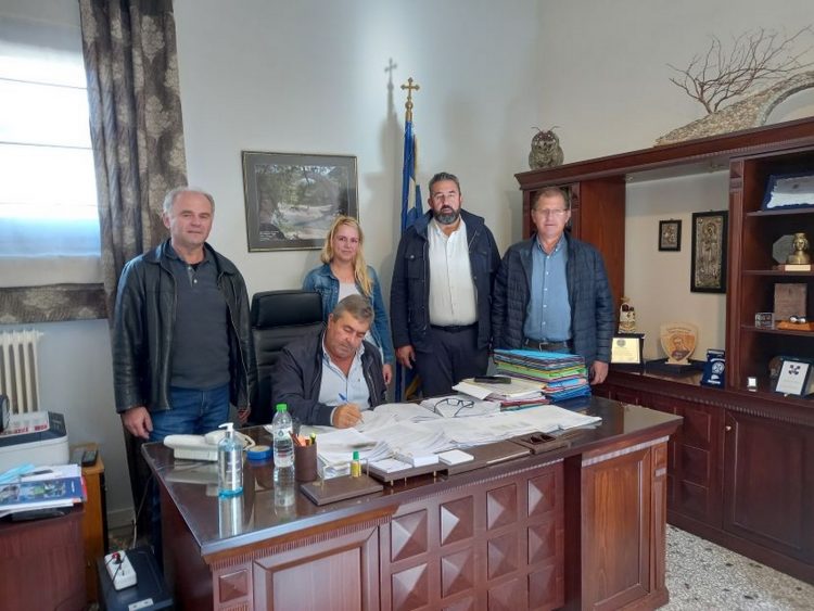 Νέα σύμβαση έργου υπέγραψε ο Δήμαρχος Πύλης