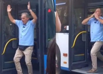 Ρόδος: Viral ο οδηγός λεωφορείου που άφησε το τιμόνι και άρχισε το… τσιφτετέλι – «Μεγάλη μορφή» λένε οι ντόπιοι