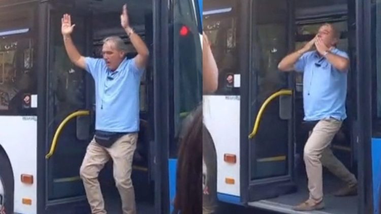 Ρόδος: Viral ο οδηγός λεωφορείου που άφησε το τιμόνι και άρχισε το… τσιφτετέλι – «Μεγάλη μορφή» λένε οι ντόπιοι
