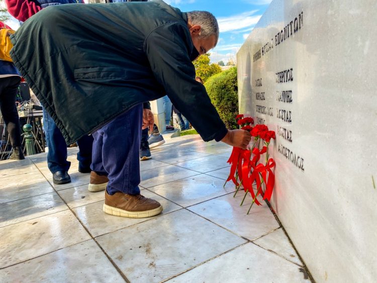 Τα σύγχρονα μηνύματα στην εκδήλωση του Δ. Τρικκαίων για την 49η επέτειο από την εξέγερση του Πολυτεχνείου