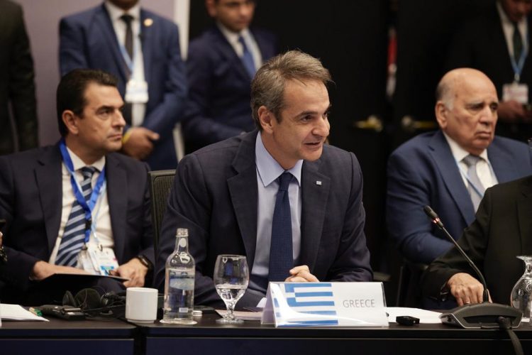 Ο Κώστας Σκρέκας με τον Πρωθυπουργό Κυριάκο Μητσοτάκη στην Διάσκεψη των Ηνωμένων Εθνών για την Κλιματική Αλλαγή