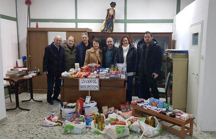 Στήριξη του συλλόγου Ηπειρωτών Τρικάλων στο κοινωνικό εστιατόριο Δήμου Τρικκαίων