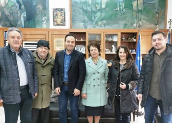 Εθιμοτυπική επίσκεψη του Συλλόγου Ηπειρωτών Τρικάλων στον Δήμαρχο Τρικκαίων