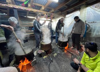 Mε γιορτή τσιγαρίδας και παραδοσιακής αλευριάς τίμησαν την παράδοση στην Κρύα Βρύση