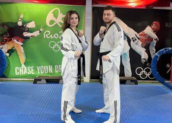 Για το  4ο DAN ο Γιώργος Βαργιάμης και η Εύα Παϊταρίδου