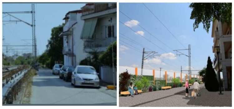 Ηχοπετάσματα κατά μήκος των γραμμών του ΟΣΕ στη Λάρισα