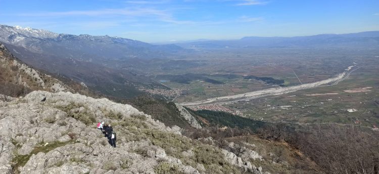 Στην κορυφή του Ιτάμου (1.131 μ.) η Ο.Λ.Καλαμπάκας