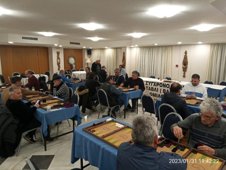 Κοπή πίτας και αγωνιστική μέρα στον όμιλο αγωνιστικού τάβλι Καρδίτσας