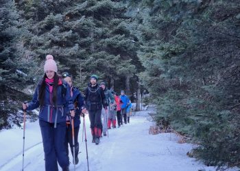 Τα μέλη του Ο.Π.Ο.Π. στον χιονισμένο Κόζιακα