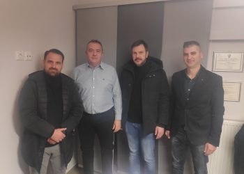 Συνάντηση Ένωσης Αστυνομικών Υπαλλήλων Τρικάλων με επικεφαλής μείζονος αντιπολίτευσης Δήμου Πύλης