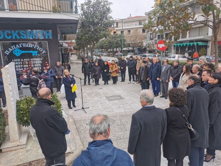 Τιμήθηκε η 98η επέτειος της Αγροτικής και Λαϊκής Εξέγερσης του 1925 στα Τρίκαλα