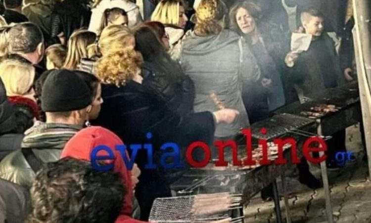 Εύβοια: Χαμός για δωρεάν σουβλάκια – Συλλήψεις και συγκρούσεις