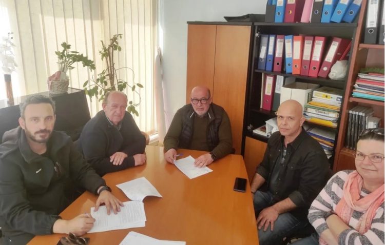 Υπογραφή σύμβασης έργου «Αναβάθμιση κοινοχρήστων χώρων Τ.Κ. Ταξιαρχών»