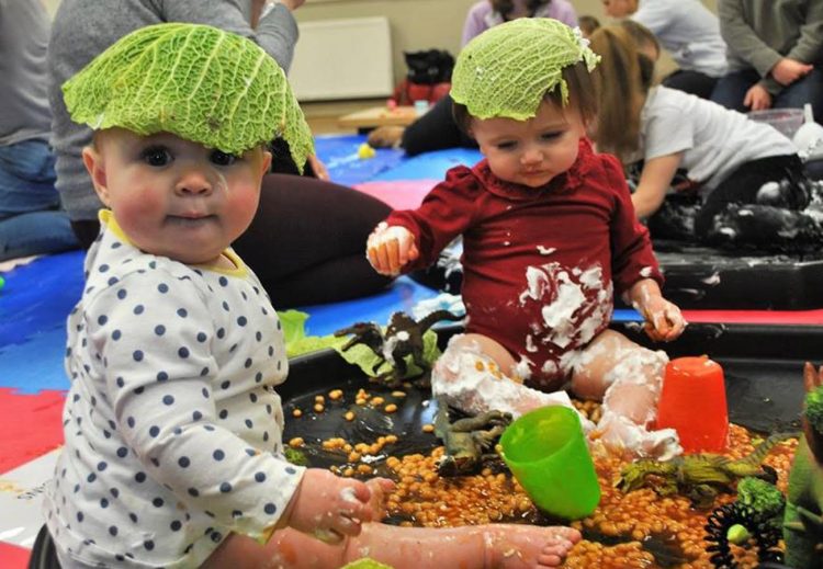 Πολυαισθητηριακό εργαστήριο Messyplay για παιδιά 2-4 ετών