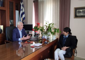 Επίσκεψη της υπ. Βουλευτή Μαρίνας Κοντοτόλη στη Δ.Π.Ε. Τρικάλων