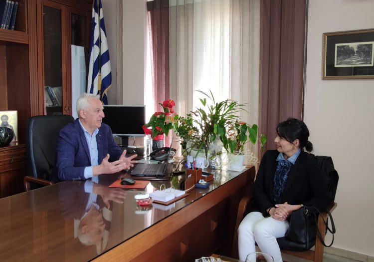 Επίσκεψη της υπ. Βουλευτή Μαρίνας Κοντοτόλη στη Δ.Π.Ε. Τρικάλων